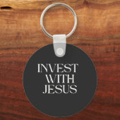 Investeer met Jezus-sleutelhanger Sleutelhanger (Achterkant)