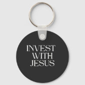 Investeer met Jezus-sleutelhanger Sleutelhanger (Achterkant)