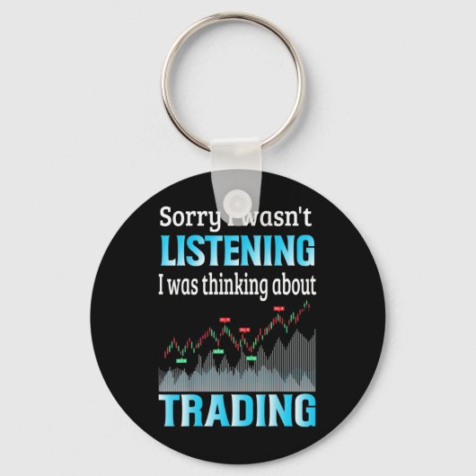 Investeerder die ik dacht aan handel sleutelhanger (Voorkant)