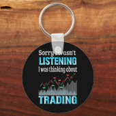 Investeerder die ik dacht aan handel sleutelhanger (Voorkant)