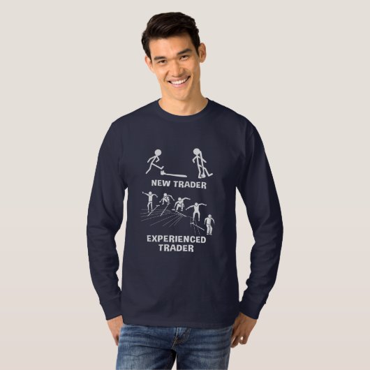 Investeerder ervaren handelaar t-shirt (Voorkant volledig)