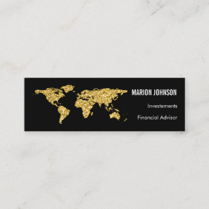 Investeerder financieel adviseur mini visitekaartje