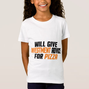 Investeerder Funny zal investeringsadvies geven aa T-shirt