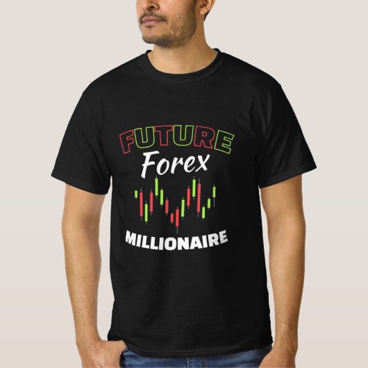 Investeerder Future Forex Millionaire T-shirt (Voorkant)