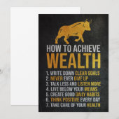 Investeerder hoe hij welvaart kan bereiken save the date (Voorkant / Achterkant)