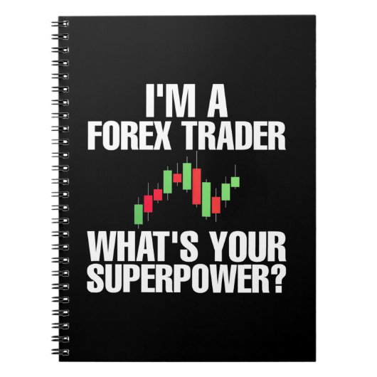 Investeerder ik ben een ex-handelaar notitieboek (Voorkant)