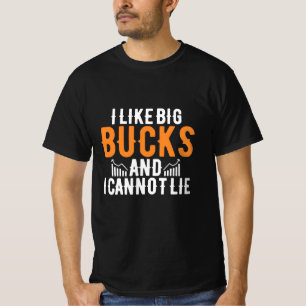 Investeerder ik hou van grote boten t-shirt
