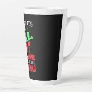 Investeerder ik noem het de Dag van de Handel Latte Mok
