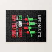 Investeerder ik noem het de Dag van de Handel Legpuzzel (Horizontaal)