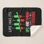 Investeerder ik noem het de Dag van de Handel Sherpa Deken (Voorkant (horizontaal))