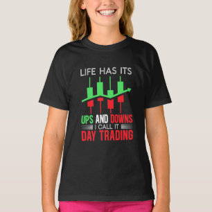 Investeerder ik noem het de Dag van de Handel T-shirt