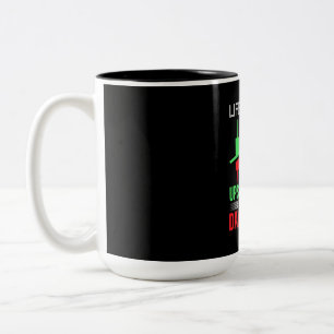Investeerder ik noem het de Dag van de Handel Tweekleurige Koffiemok