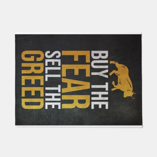 Investeerder koopt angst Verkoop grove handelaar Deurmat (Voorkant)