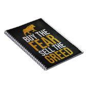 Investeerder koopt angst Verkoop grove handelaar Notitieboek (Rechterzijde)