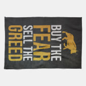 Investeerder koopt angst Verkoop grove handelaar Theedoek (Horizontaal)