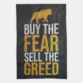 Investeerder koopt angst Verkoop grove handelaar Theedoek (Verticaal)