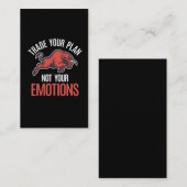 Investeerder op de beursmarkt Bull Day Trading Visitekaartje (Voorkant / Achterkant)