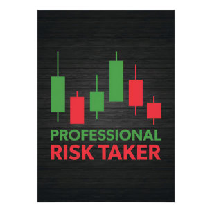 Investeerder voor professionele risico's foto afdruk