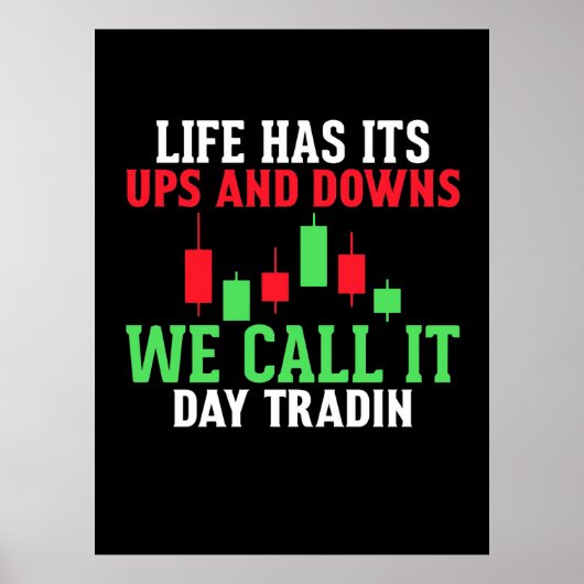 Investeerder We noemen het IT Day Trading Poster (Voorkant)