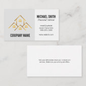 Investeringen | Onroerend goed Visitekaartje (Voorkant / Achterkant)