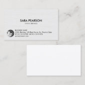 Investeringen van effectenmakelaars Eenvoudig Visitekaartje (Voorkant / Achterkant)