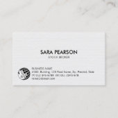 Investeringen van effectenmakelaars Eenvoudig Visitekaartje (Voorkant)