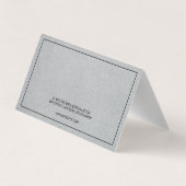 investeringsbankier | Instelling Visitekaartje (Achterkant)