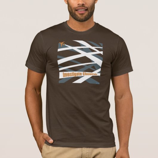 'Investigate Chemtrails' T-Shirt (Voorkant)