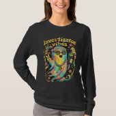 Investigator Vibes – Psychedelic Ghost Paranormal  T-shirt (Voorkant)