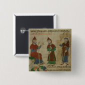 Investiture Benedictine Monk uit 'De Vierkante Button 5,1 Cm (Voorkant /achterkant)