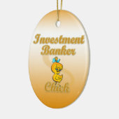 Investment Banker Chick Keramisch Ornament (Links)