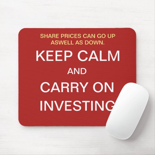 Investment Manager Gift Funny Stock Market Quote Muismat (Met muis)