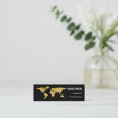 Investments Financieel Adviseur Analist Mini Visitekaartje (Staand voorkant)