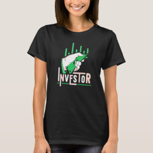 Investor aandelen Investeer Aandeelhouder T-shirt