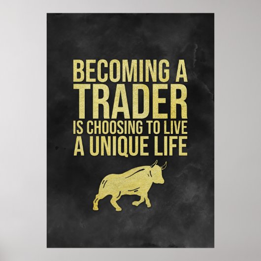 Investor Becoming A Trader Poster (Voorkant)