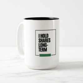 Investor drinkwaren – Uniek beursgeschenk Tweekleurige Koffiemok