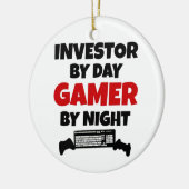 Investor Gamer Keramisch Ornament (Links)
