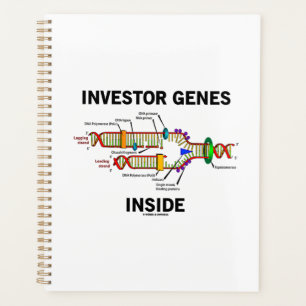 Investor Genes in DNA Replication Geek Humor Planner
