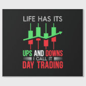 Investor I Call It Day Trading Cadeaupapier (Vlak)