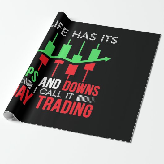 Investor I Call It Day Trading Cadeaupapier (Uitgerold)