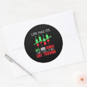 Investor I Call It Day Trading Ronde Sticker (Envelop)