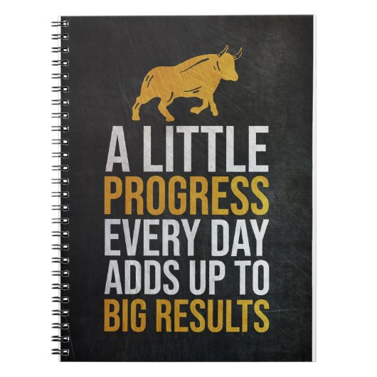 Investor Progress Big Results Notitieboek (Voorkant)