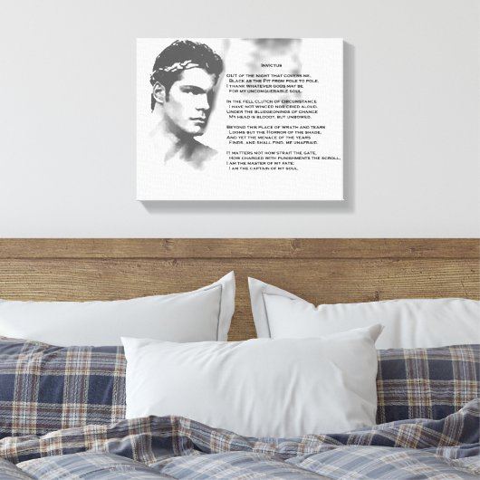 Invictus Canvas Afdruk (Insitu (Slaapkamer))