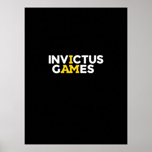 Invictus Games Merchandise 32 Poster (Voorkant)