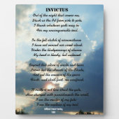 INVICTUS-gedicht Fotoplaat (Voorkant)