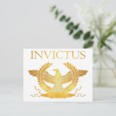 invictus golden eagle logo briefkaart (Staand voorkant)