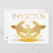 invictus golden eagle logo briefkaart (Voorkant / Achterkant)