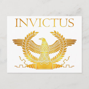 invictus golden eagle logo briefkaart