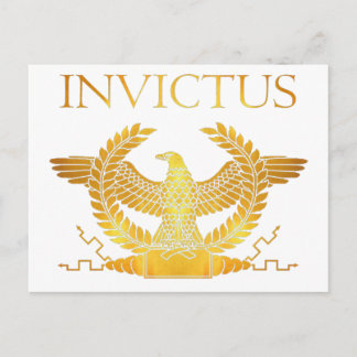 invictus golden eagle logo briefkaart