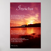 Invictus ~ Inspirerend gedicht Poster (Voorkant)